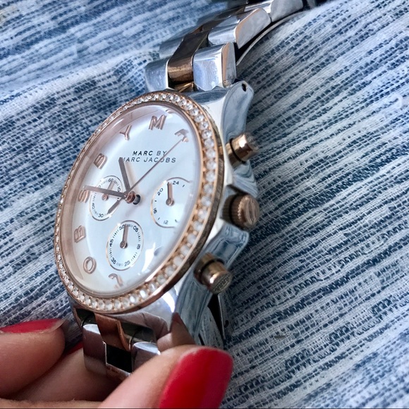Marc Jacobs Rose Gold + Silver Watch ⌚️ - Picture 5 of 6